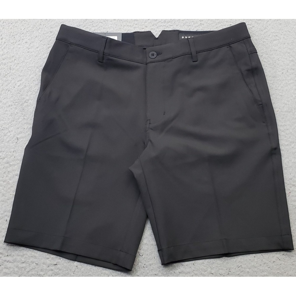 Dunning Golf Shorts Mens 32 Black Player Fit Woven Performance Stretch D7S22H623